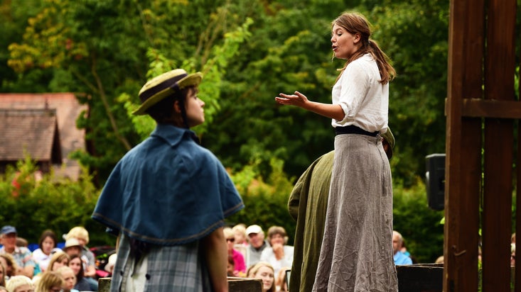 Live performance of 'The Secret Garden' at Cliveden, Buckinghamshire